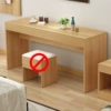 Single 140 long TV cabinet shallow walnut