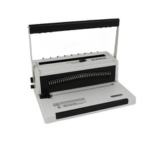 W20A全抽刀双线铁圈装订机34孔圆孔A4方孔打孔机画册台历挂历
