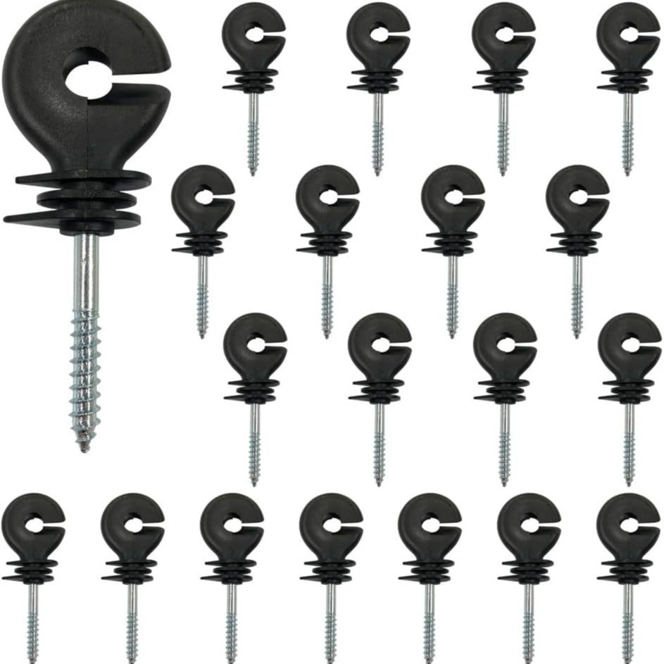 跨境绝缘钉电子围栏自攻绝缘子 畜牧养殖牧场专用螺栓绝缘钉批发