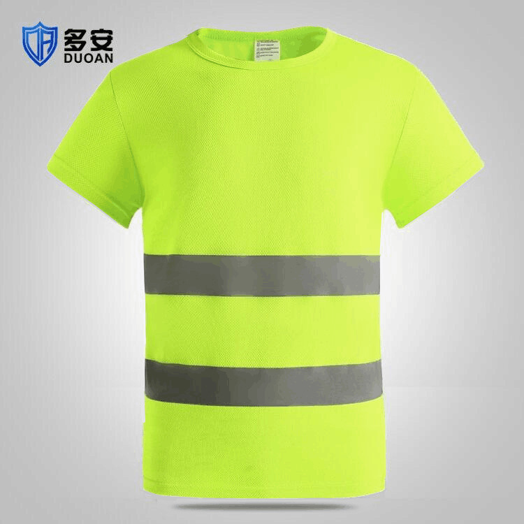 Duan reflective safety vest quick-drying T-shirt construction floor clothes short sleeve riding advertising work clothes fluorescent vest Duan reflective safety vest quick-drying T-shirt construction floor clothes short sleeve riding advertising work clothes fluorescent vest