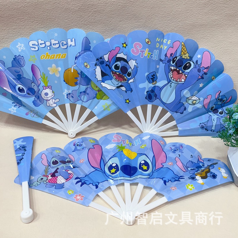 新款可爱卡通清凉扇夏季学生萌趣随身携带折叠七折扇pp折扇奖品批