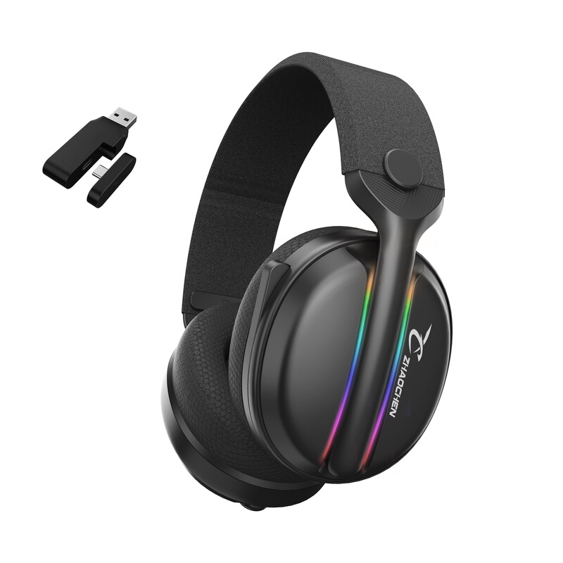 500 2.4G+Bluetooth Three-Mode Wireless Gaming Headset Cross-Border Export Wireless Gaming Headset