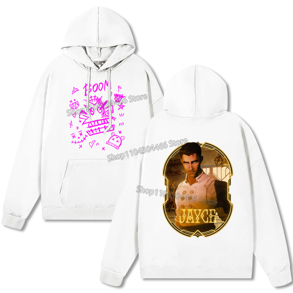 Arcane Hoodie Y2k Clothes Jinx Arcane Pullover for Men/women