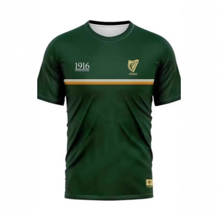 New Gaa 1916 Jersey Commemorative Plate Rugby Shirt Short Sleeve T-Shirt Men's Sportswear Men's T-Shirt New Gaa 1916 Jersey Commemorative Plate Rugby Shirt Short Sleeve T-Shirt Men's Sportswear Men's T-Shirt