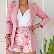P 33836 Blazer Shorts Set С�����̿���װ�羳��ó��������