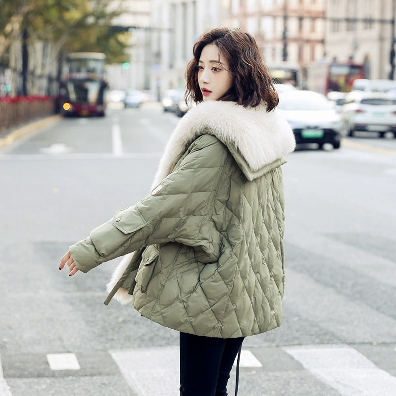Winter velvet down jacket, duck down