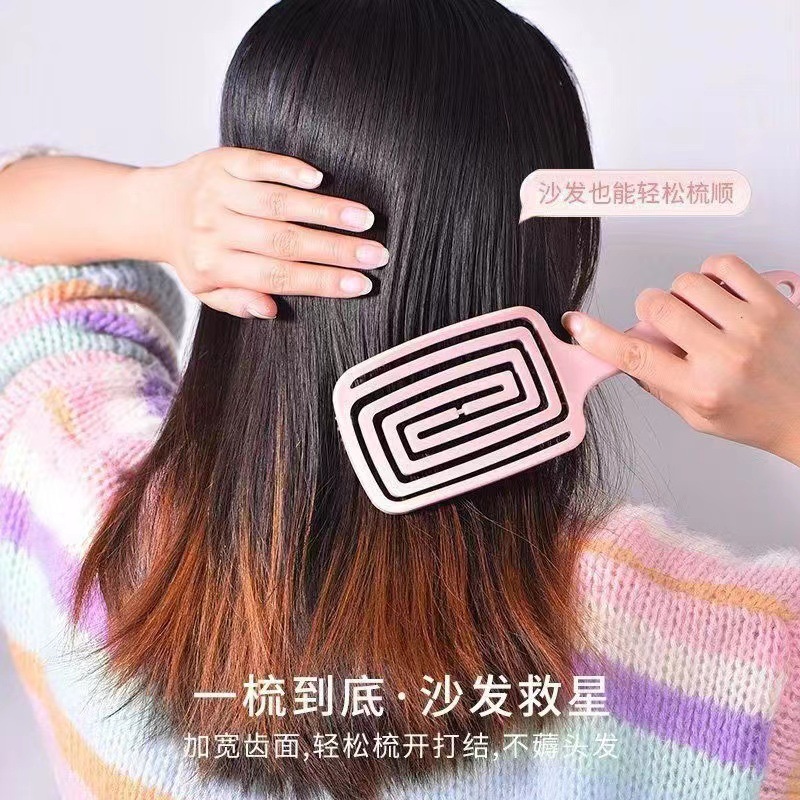 Peines de costillas para mujeres peinado peinado alto peinado de peinado alto cráneo esponjoso mosquito incienso de red red de tela grande rojo