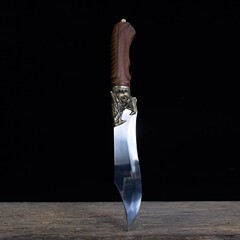 手工剔骨刀鍛打菜刀龍泉市家用分割刀不鏽鋼廚師刀超鋒利刀具批發