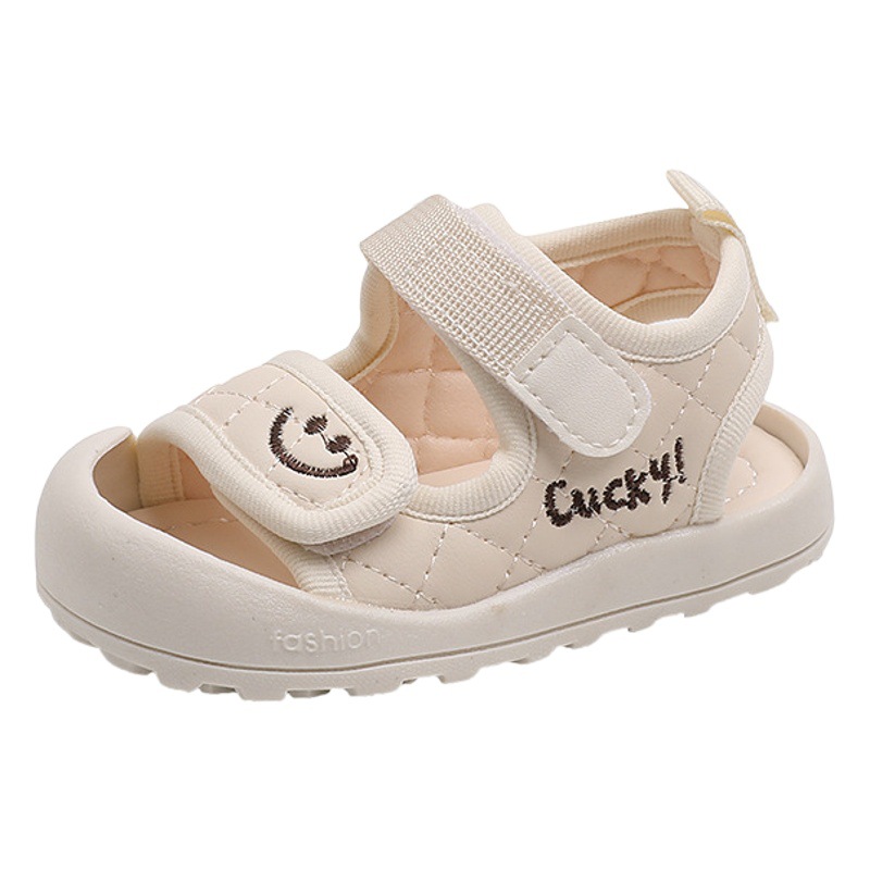 Verano nuevos zapatos de bebé sandalias de bebé niños suave abajo Niño Zapatos niñas cerrado toe zapatos de los niños de una sola pieza entrega