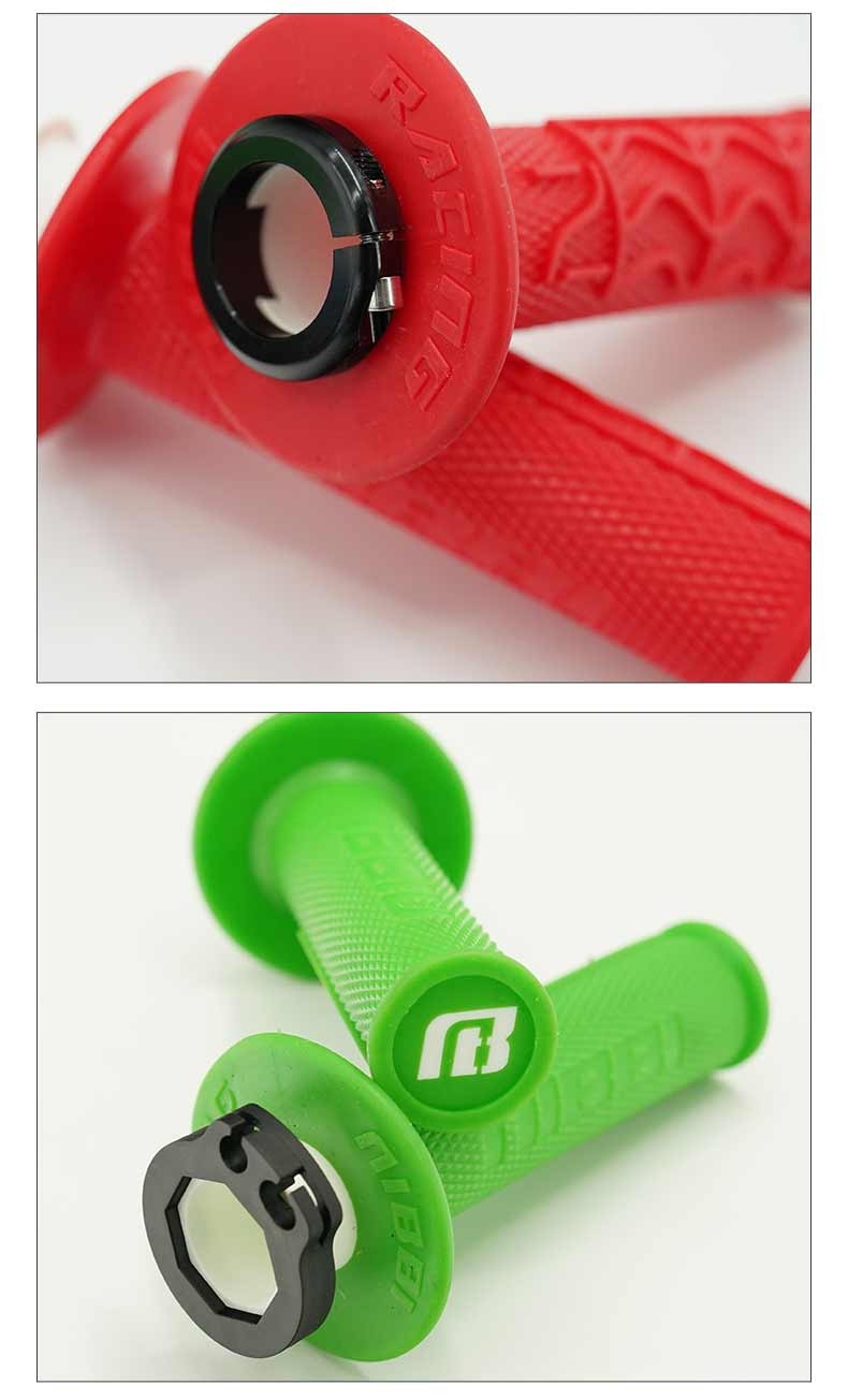 Nibbi Original Motorcycle Handlebar Cover Integrated Handlebar Rubber Throttle Handle Non-Slip Wear-Resistant Handlebar Cover
