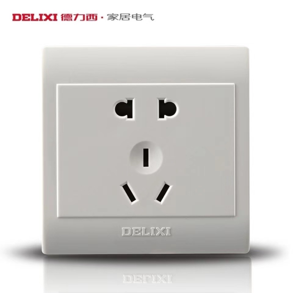 130 series surface-mounted switch and socket home panel multi-hole surface wire one-switch-five-socket switch and socket ultra-thin