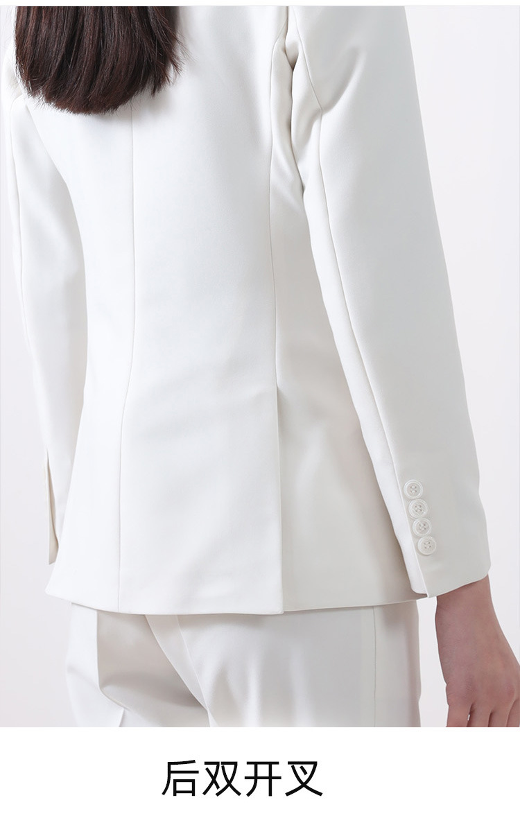 Áo vest blazer nữ hai hàng khuy dáng mỏng mùa hè, phong cách công sở cao cấp — Màu đen [quần trên] chi tiết 11