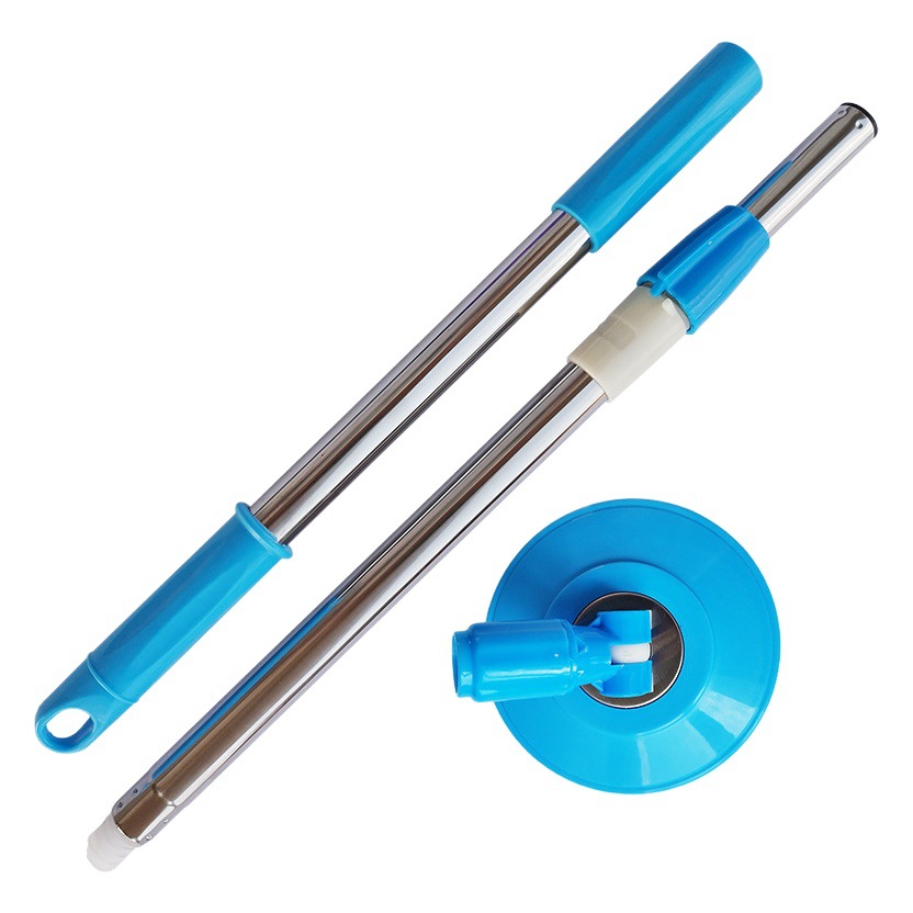 Suministro directo de fábrica al por mayor accesorios de varilla de fregona giratoria tubería de acero inoxidable fregona telescópica reforzada en negrita varilla a prueba de explosiones