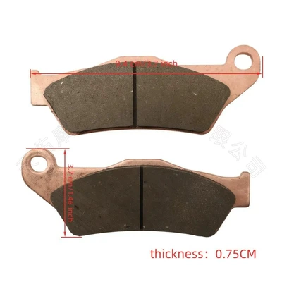 and Rear Copper-Based Brake: Tormoz supportları