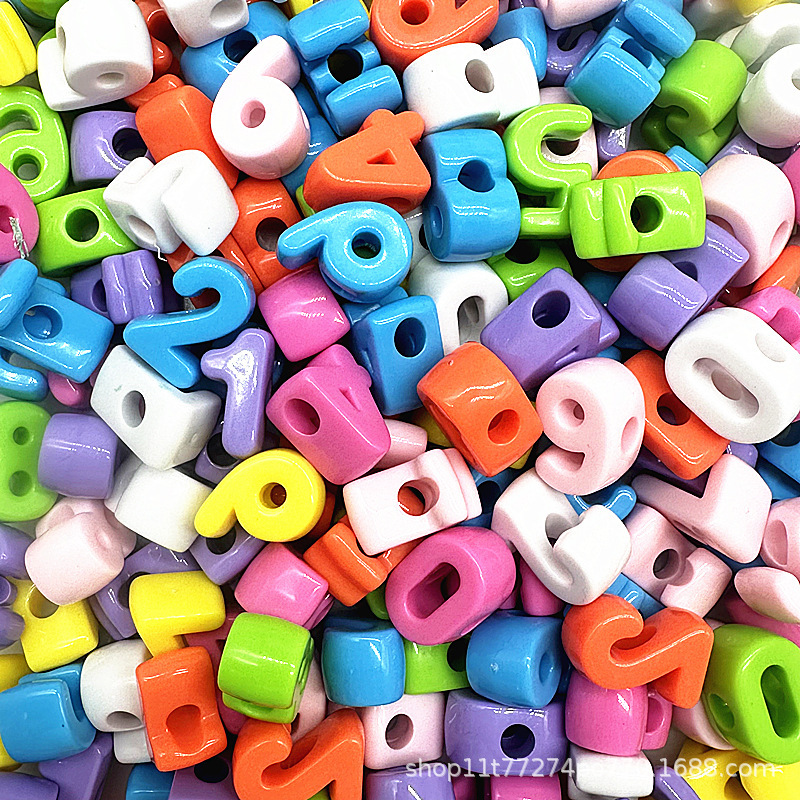 6-16 ミリメートル大穴ラウンドビーズマカロンカラーアクリルビーズ子供の DIY 手作りビーズ素材キャンディーカラーダスティングビーズ|undefined