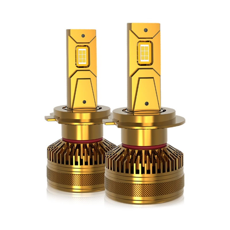 170W Doppelkupferrohr-modifizierte H4-Glühbirne LED-Autoscheinwerfer_voghion.com
