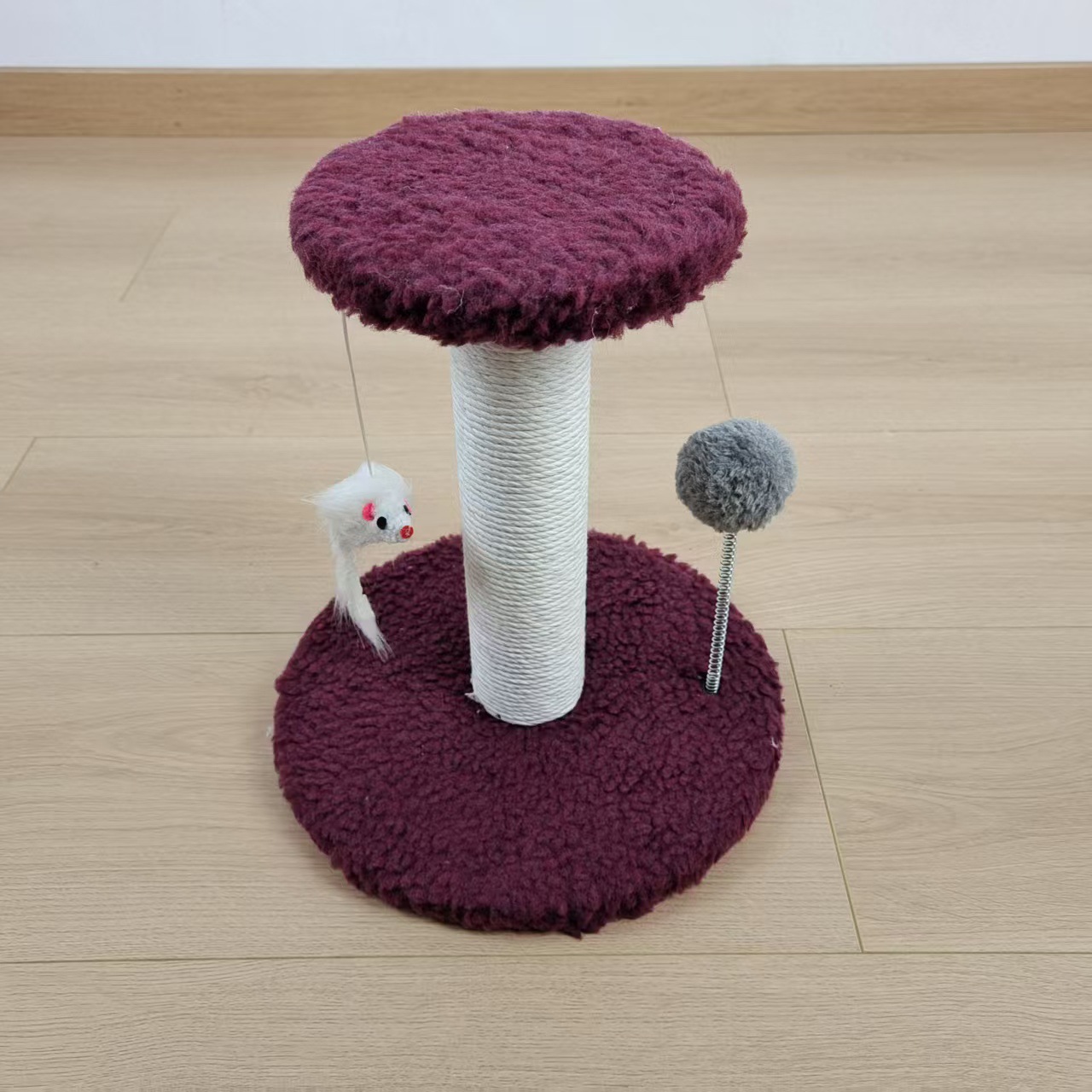 양가죽 다크 레드