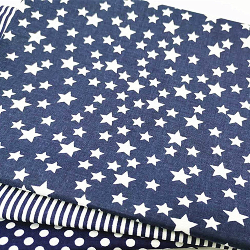 Blue cotton rag doll, bag, DIY, children's clothing