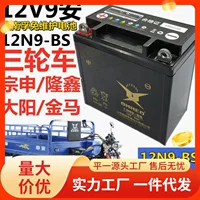 Трехколесный мотоцикл 110/150/175 Zong Shen Longxin Moto без технического обслуживания аккумулятор 12 вольт 9 амб