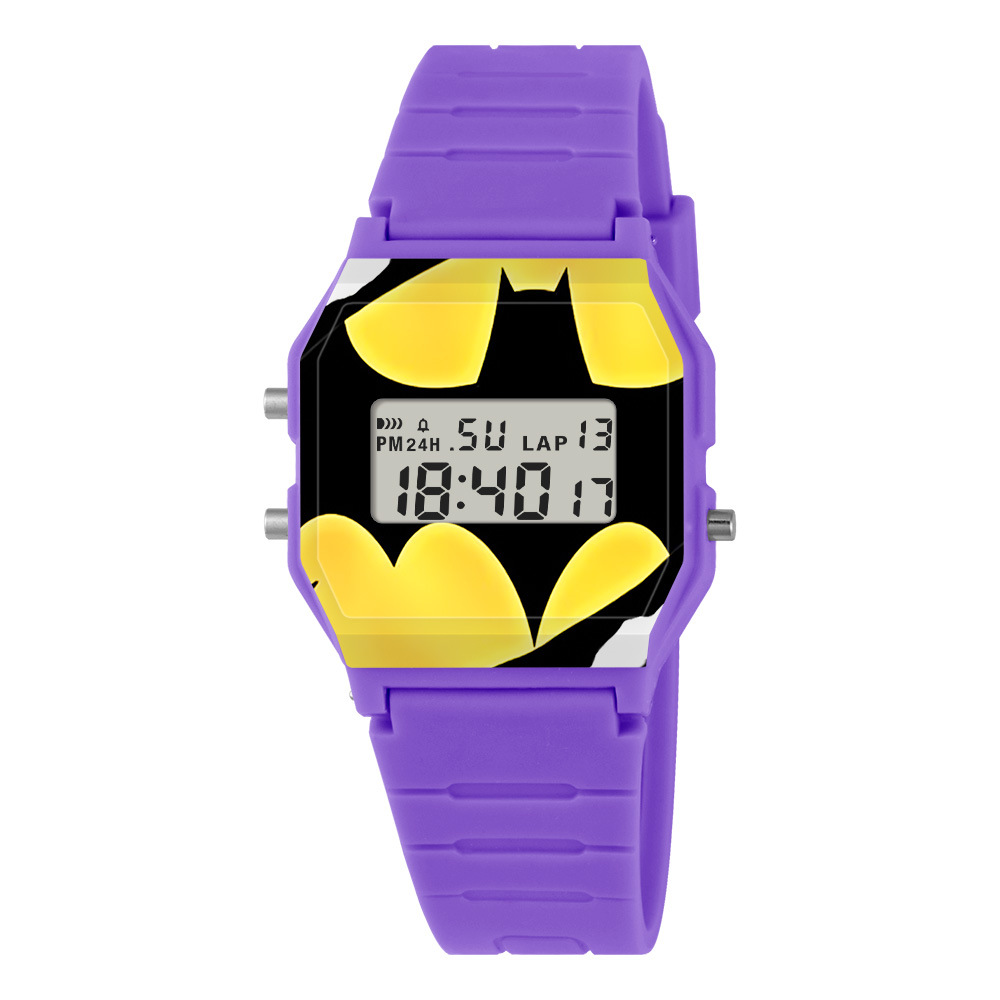 Tendencia de estudiantes de secundaria cronometrador de dibujos animados relojes electrónicos alarma deportiva al aire libre nocturna relojes electrónicos al por mayor