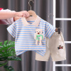 Summer set, children's summer clothing, western style, with short sleeve, wholesale