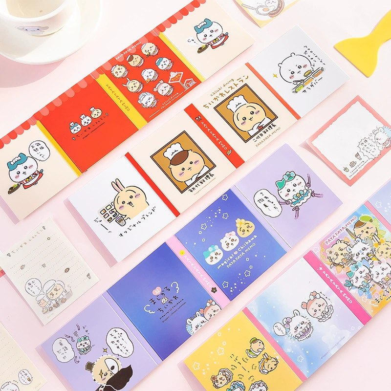 Chiikawa cartoon cute 40% off note this Japanese chiikawa message pad memo small notebook can be torn