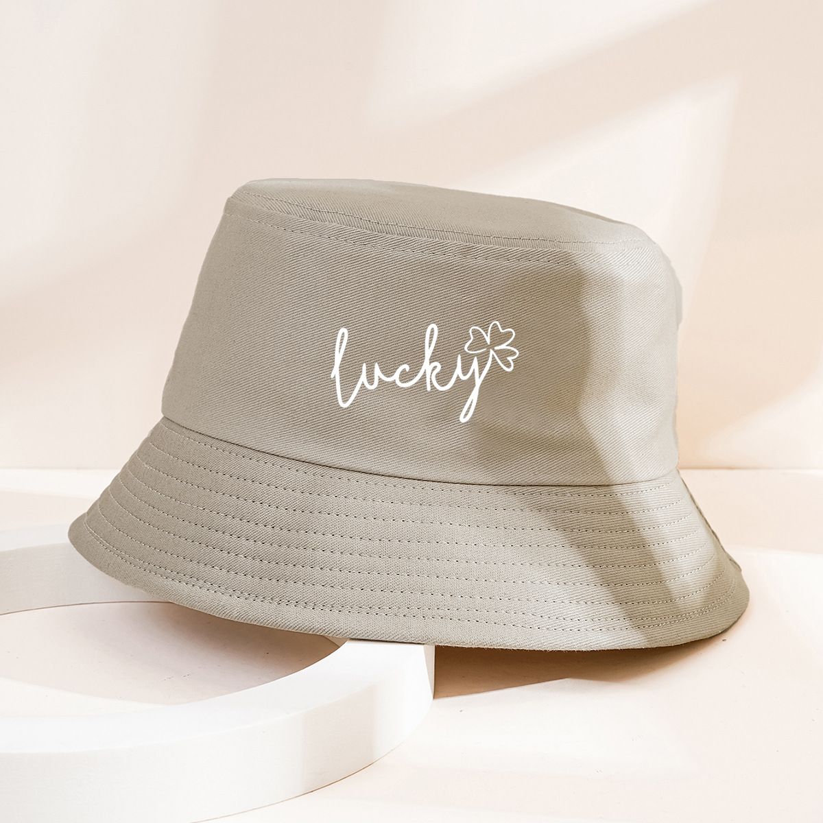 Unisex Simple Style Letter Embroidery Wide Eaves Bucket Hat display picture 11