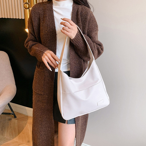 Bags Women's Casual Retro Large Capacity Shoulder Bag  Autumn and Winter New Bucket Bag Korean Style Simple Versatile Women's Bag