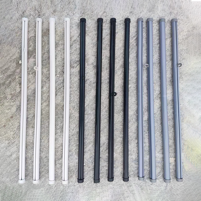 挂轴杆海报吊旗杆卷画轴悬挂铝合金展会橱窗吊挂夹杆黑灰色卷轴杆