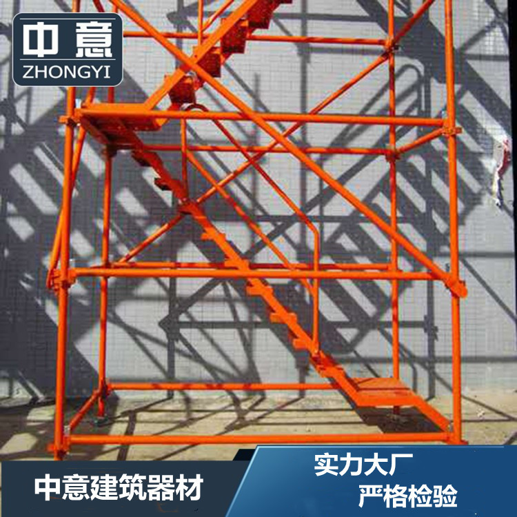 建筑桥梁施工安全梯笼框架组合式爬梯基坑马道箱式组合建筑梯笼