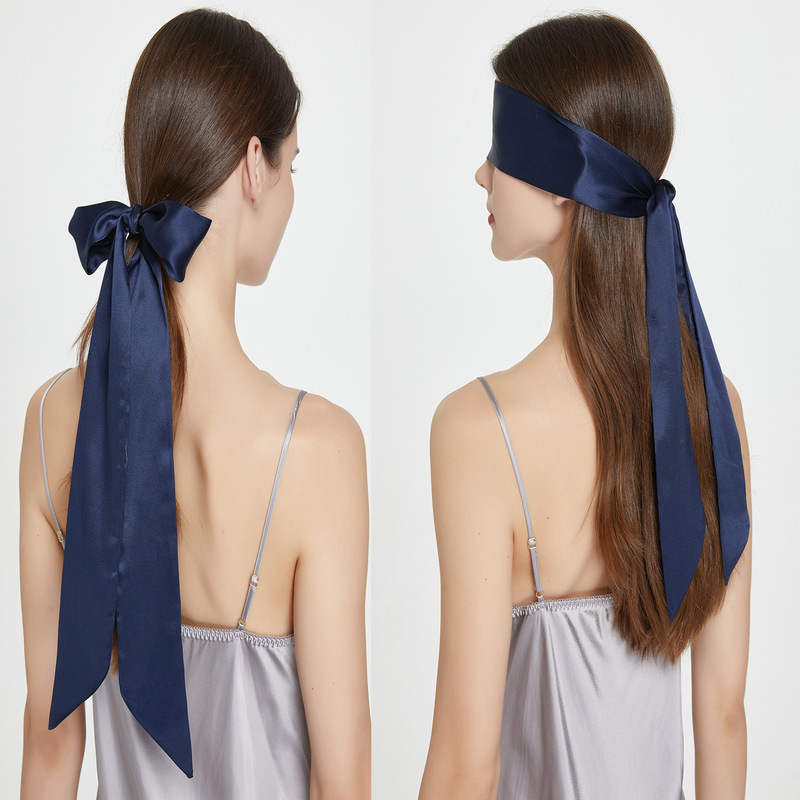 Silk Long Thin Scarf, Multifunctional Mulberry Silk Scarf, Eye Mask, Belt, Bag Strap, Source Manufacturer, Summer Essential