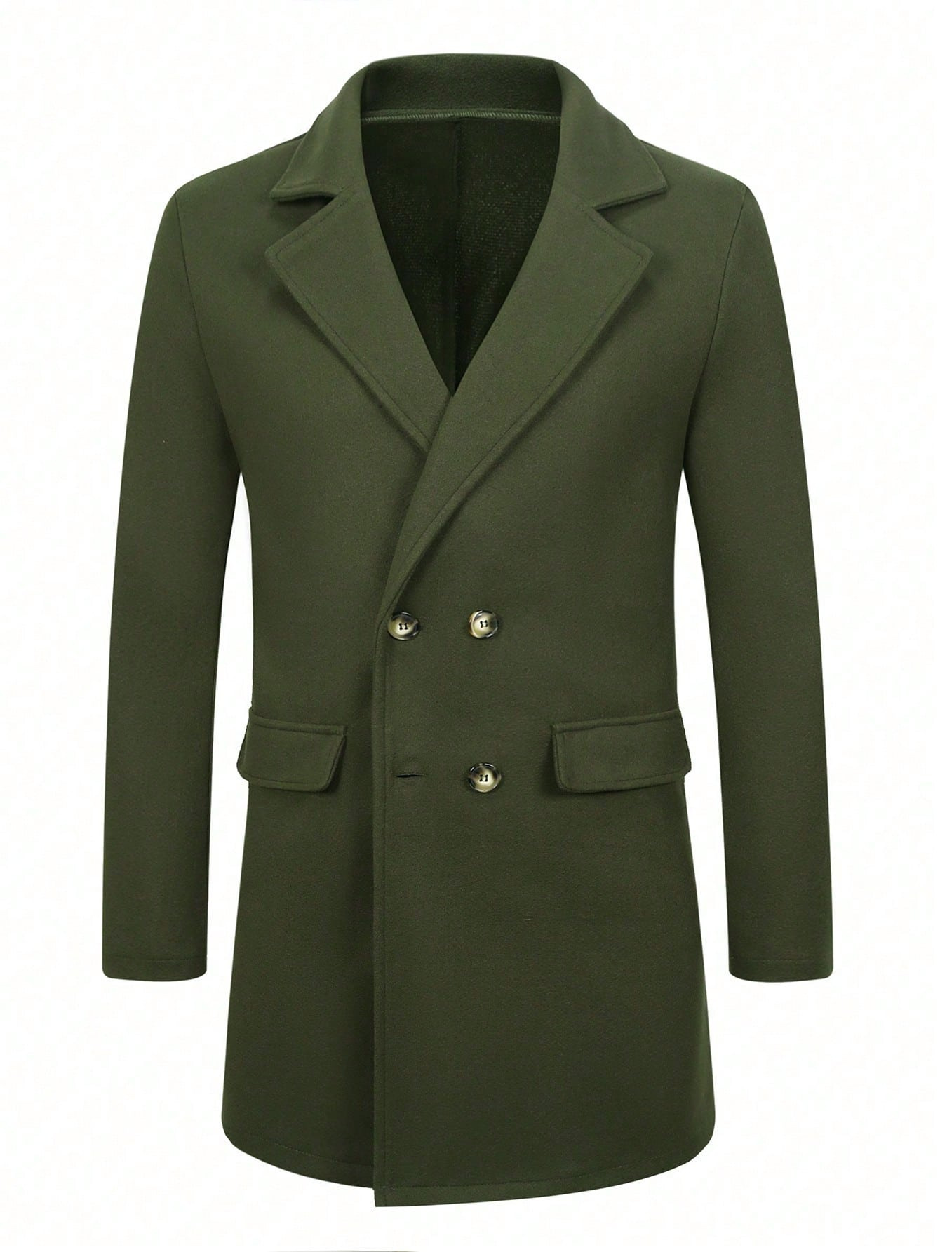 Otoño y invierno de 2025 ropa de hombre transfronteriza europea y americana de botón único chaqueta de tween abrigo abrigo de tween Amazon temu