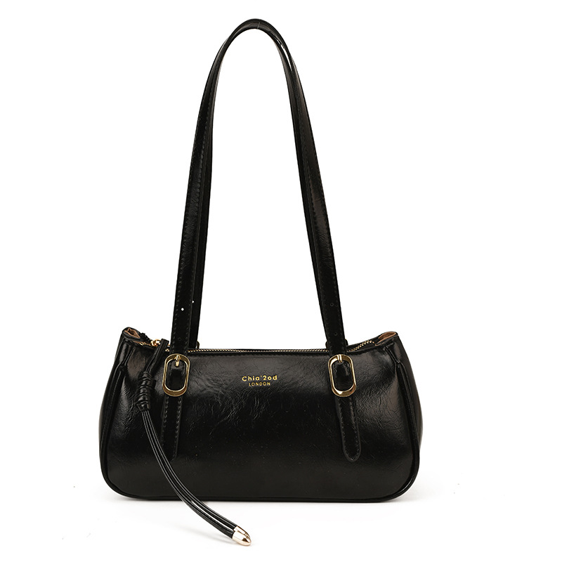 Bolsa de almohada portátil retro transfronteriza para mujeres otoño / invierno 2025 nuevo tipo de alta calidad de viaje a la axila bolso de hombro universal