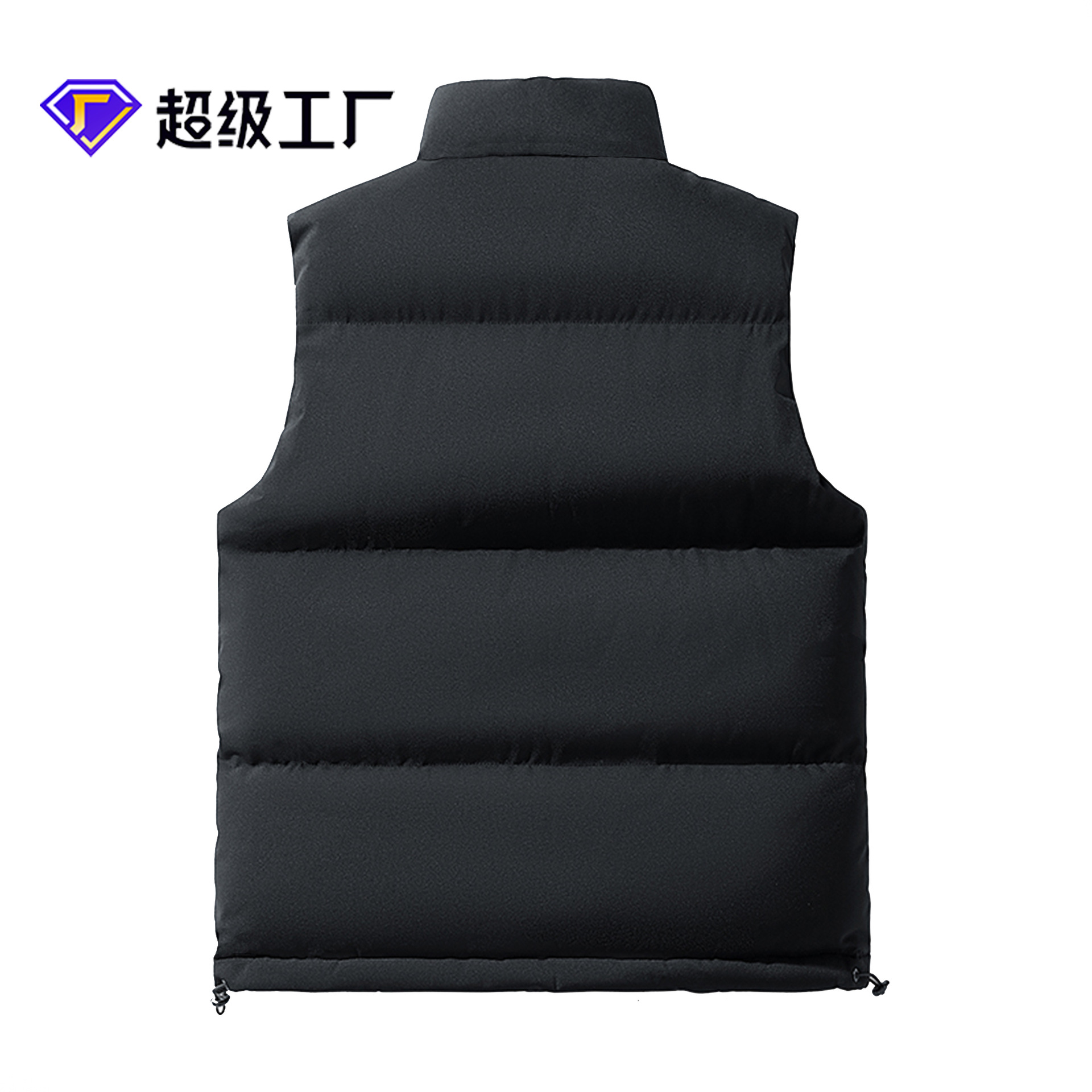 跨境定制M-8XL棉服马甲男女同款立领大码冬季加厚棉袄背心坎肩男