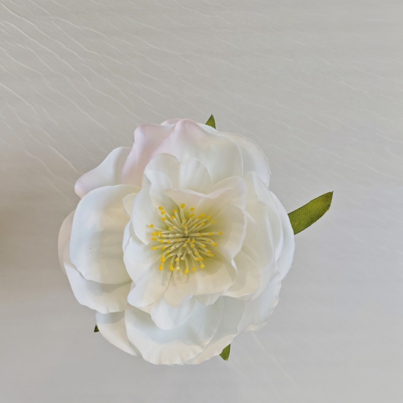 6cm椿の花輪飾りDIY漢服頭飾り花アーチフラワーアレンジメント飾り付け造花模造花輪|undefined