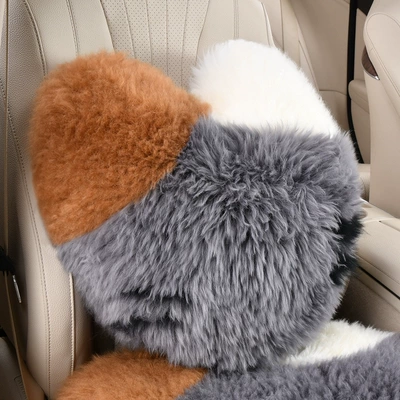 Wool pad: Seat Winter Cashmere Shear - small-gray-pillow-1-piece