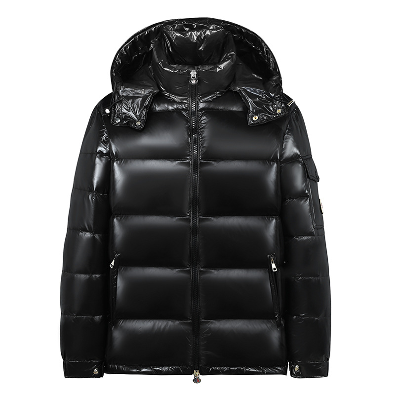 Winter keep warm windproof fashionable trend velvet down jacket