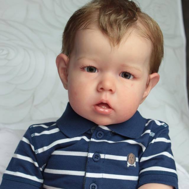 75cm Liam simulación renacido muñeca bebé niño 3D piel venosa sangre seda visible suministro transfronterizo