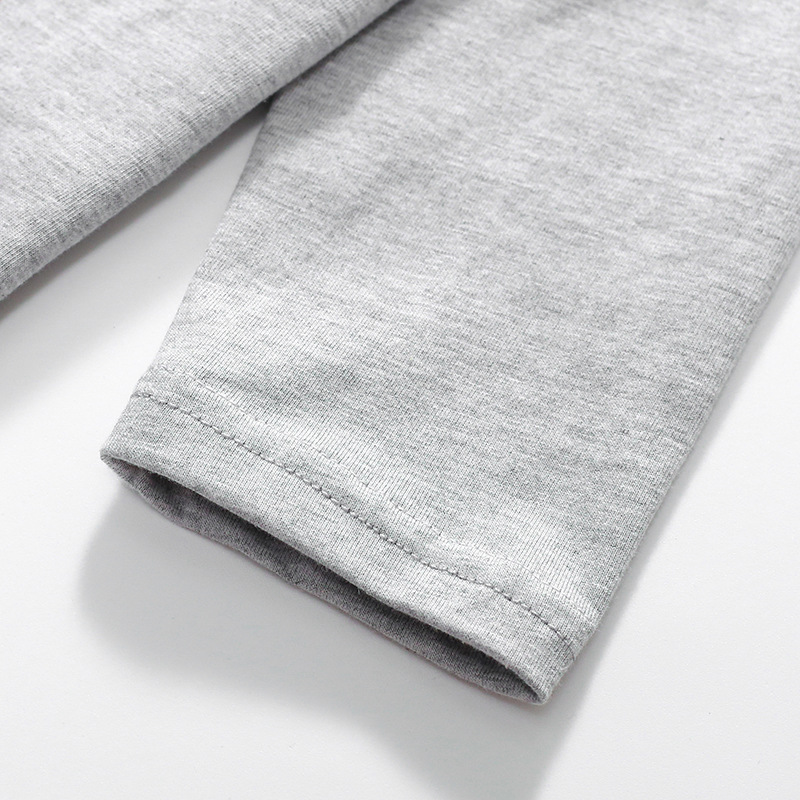 JOJOBEBE ropa para niños europeos y americanos otoño nuevos niños de manga larga camiseta algodón de dibujos animados impreso marca camiseta para niños