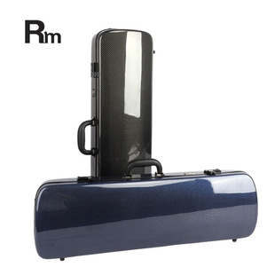 Rm Carbon Brazed Vitin Violin Case 4/4 Adult Hard Shell Case Ultra Light Compression and Shockproof Shipping Square Musical Instrument Case