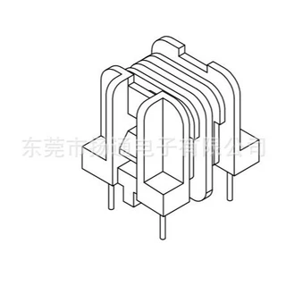 UU10.5变压器骨架UU10.5高频骨架立式四槽 1001F