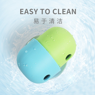 Ready-Made Pet Supplies Dog Food Leakage Toy Ball Silicone Chewing Bowl Fun Feeding Outdoor Sniffing Ball