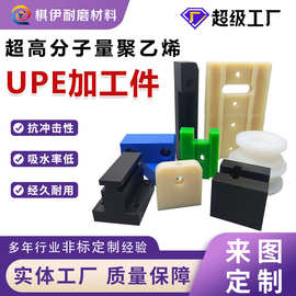 聚乙烯异形件pe耐磨抗压滑块垫块CNC雕刻聚乙烯塑料配件UPE加工件