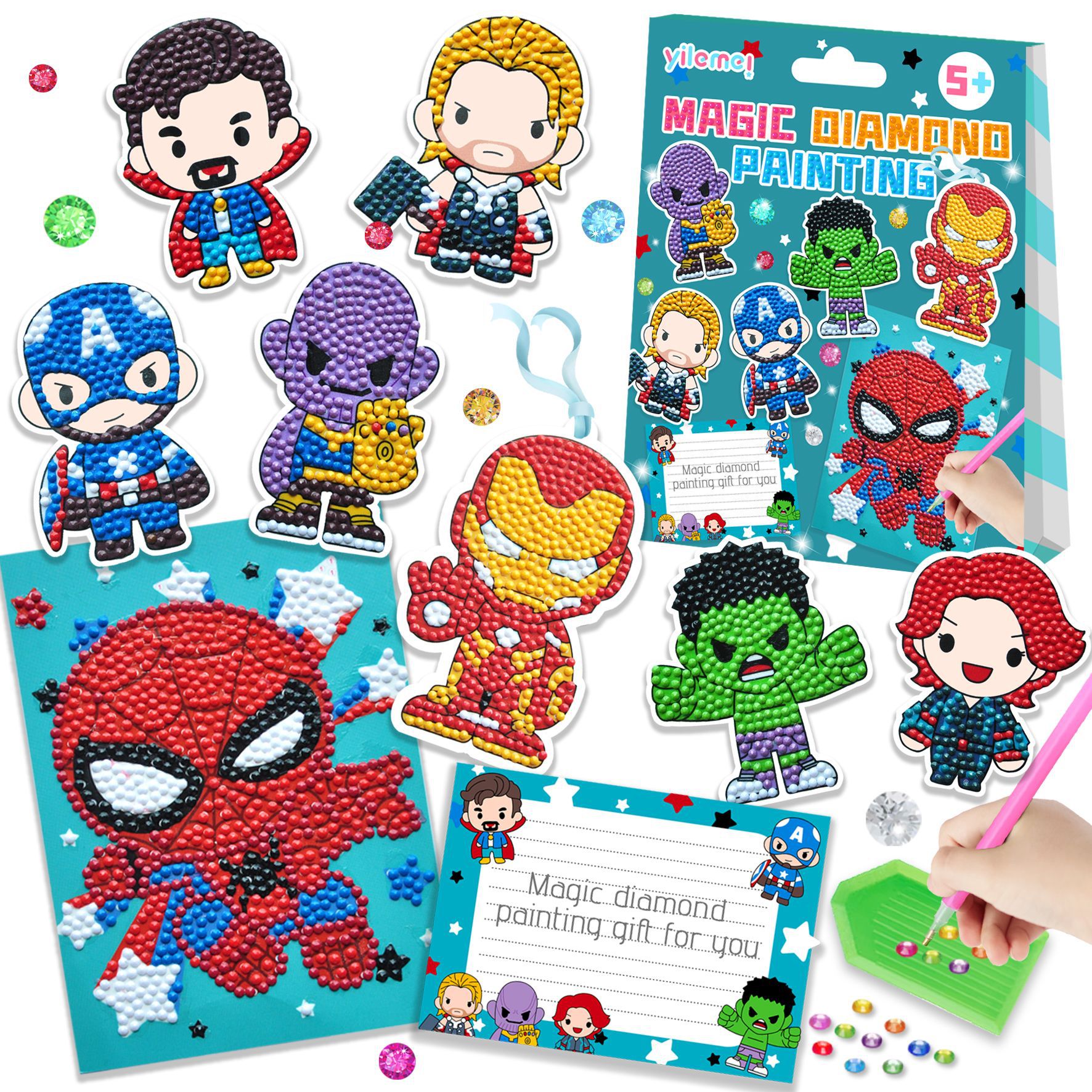 SA2005 (incluidas tarjetas de felicitación con marcadores aleatorios)