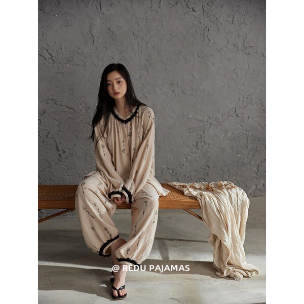 Retro cotton autumn pijama