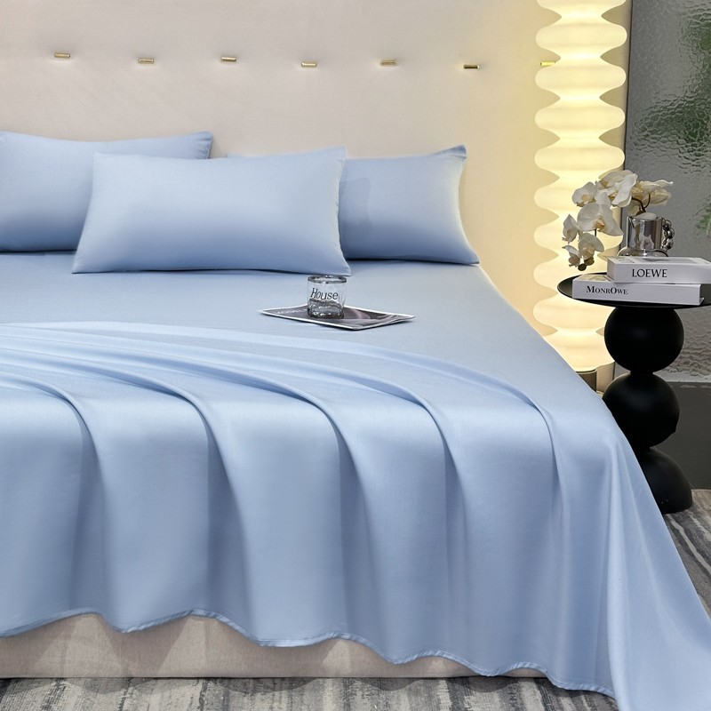 Nuevas sábanas de seda de una sola pieza de verano fresco edredón funda de almohada individual cama individual seda de hielo juego de seda de tres piezas 2025 nuevo