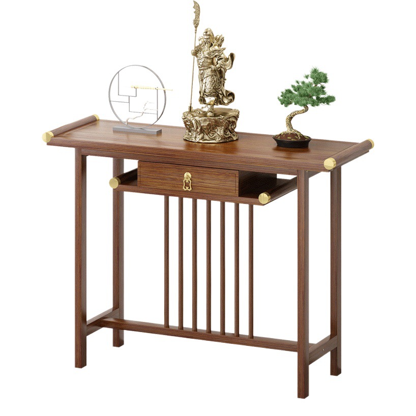 Nuevo estilo chino vista mesa de escritorio Mesa Zen Hall escritorio MESA DE Buda hogar tira tabla vista Mesa pasillo gabinete estrecho