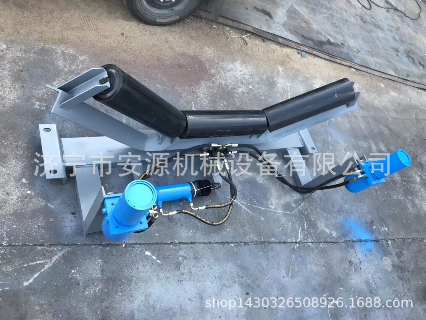 可逆型全自动液压皮带纠正器 双向皮带调偏器 无源液压纠偏装置