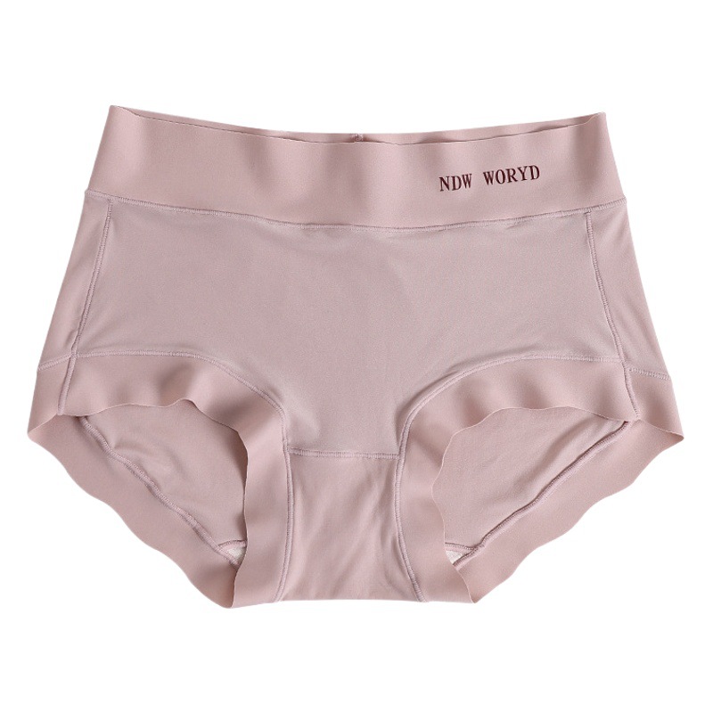 Verano nueva nube de piel desnuda sensación ligeramente cepillado sin costuras cintura media de las mujeres entrepierna agradable a la piel cómoda ropa interior de vaina transpirable