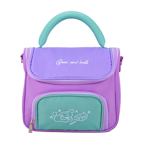 Ins Simple Large Capacity Handbag Storage Bag Student High-Quality Aesthetic Stationery Pen Case PU Portable Travel Wash Bag Storage Bag